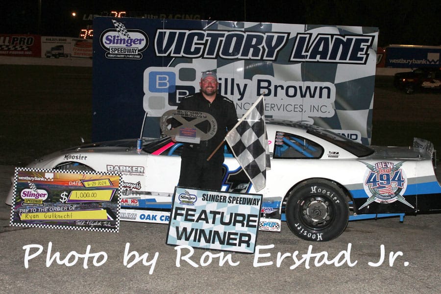 GUTKNECHT GETS REDEMPTION IN ALL STAR CHALLENGE WIN AT SLINGER
