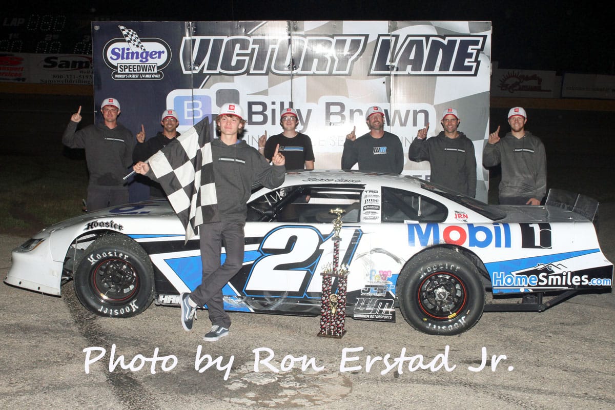 JESSE LOVE DOMINATES IN SLINGER DEBUT TO WIN THE WASHINGTON COUNTY FAIR PARK AND CONVENTION CENTER 75