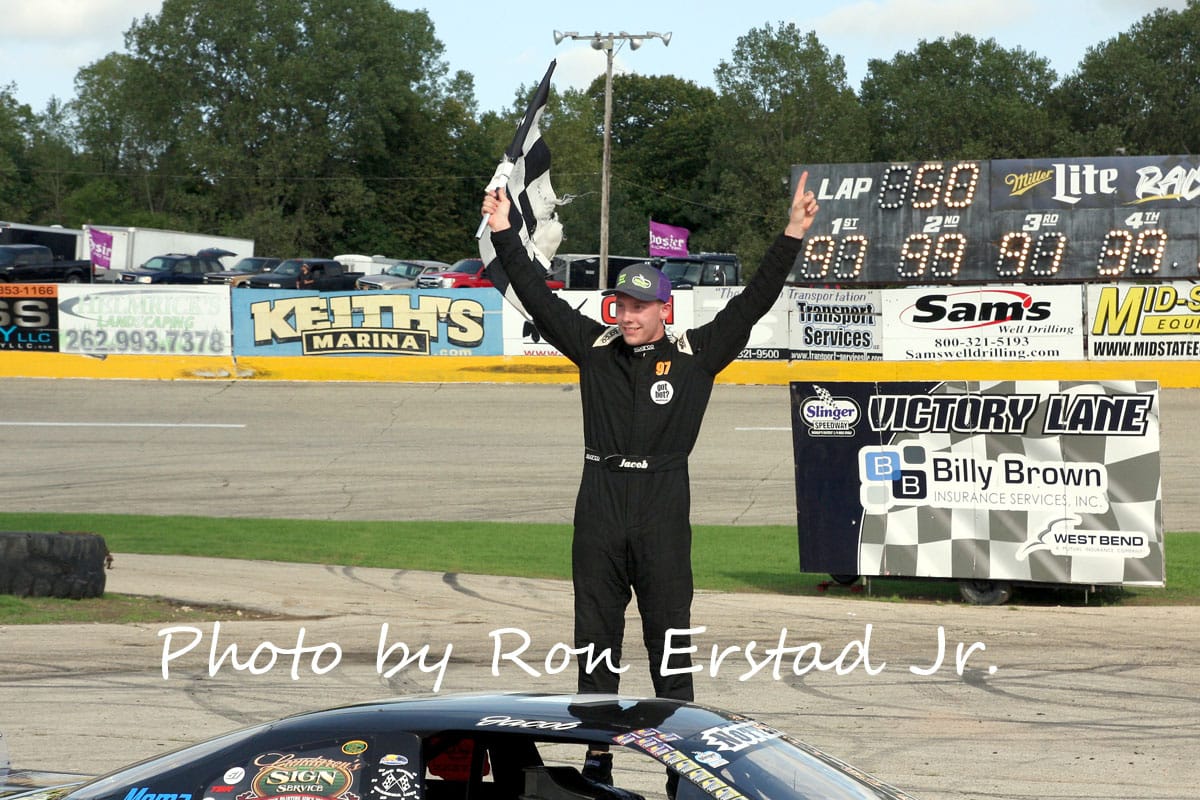NOTTESTAD SECURES LATE MODEL TRACK CHAMPIONSHIP WITH FEATURE WIN AT SLINGER