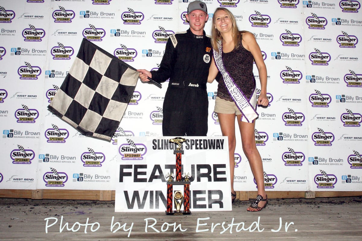 NOTTESTAD WINS ‘BACK IN THE DAY’ 50-LAP LATE MODEL FEATURE AT SLINGER