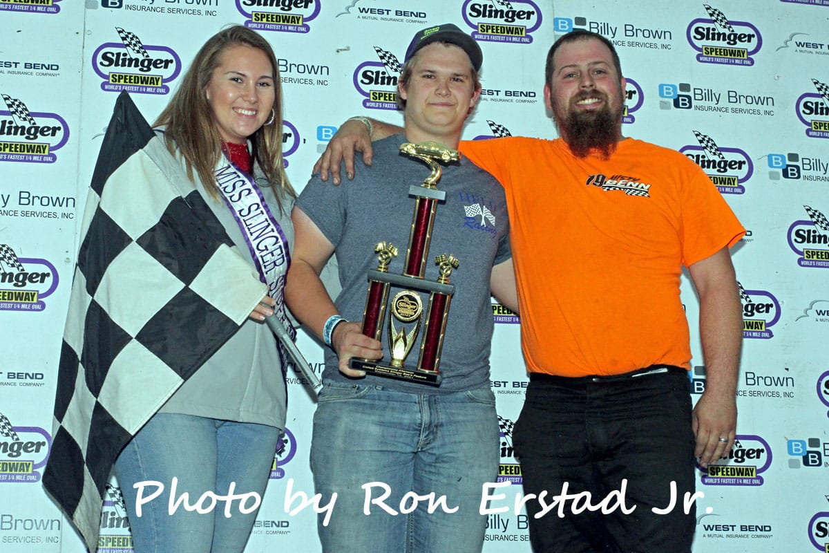 BENN AND BROCKHOUSE PICK UP FEATURE WINS AS STERN, HELD, BROCKHOUSE, SCHWANBECK, AND SHAVLIK CROWNED CHAMPIONS ON RAIN SHORTENED AFTERNOON AT SLINGER