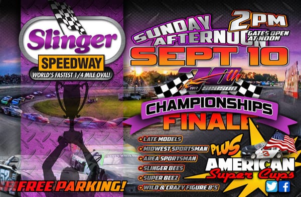 Late Model Title and More on the Line in Slinger Super Speedway Finale