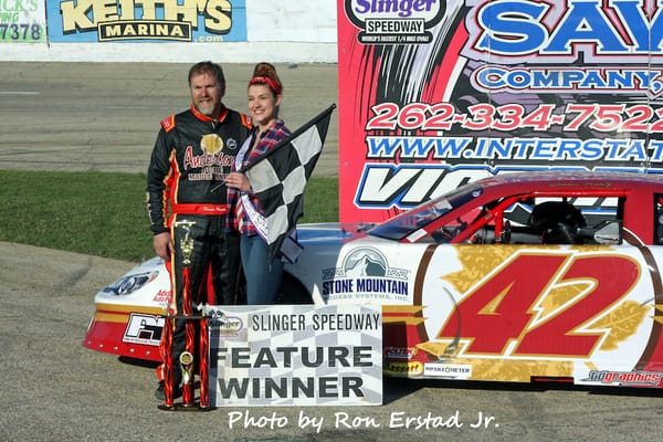 DENNIS PRUNTY NETS 50TH SLINGER SUPER LATE MODEL VICTORY IN 2018 SEASON OPENER!