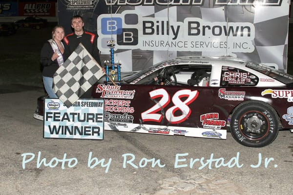 BERNHAGEN WINS THIRD PRO LATE MODEL FEATURE IN A ROW AT SLINGER