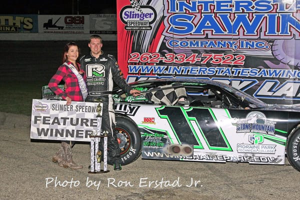 ALEX PRUNTY EDGES BRAD MUELLER IN A PHOTO FINISH AT SLINGER!