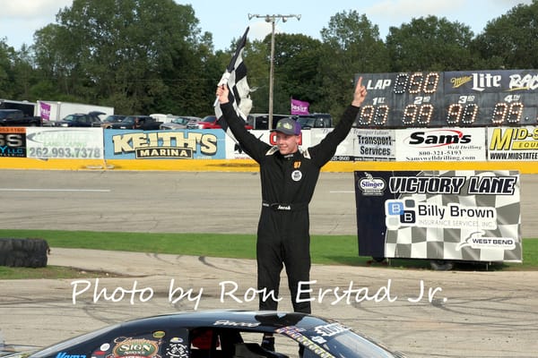 NOTTESTAD SECURES LATE MODEL TRACK CHAMPIONSHIP WITH FEATURE WIN AT SLINGER