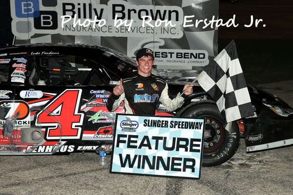 FENHAUS THE CHAMPIONHIP LEADER AFTER CARL WEGNER MEMORIAL WIN AT SLINGER