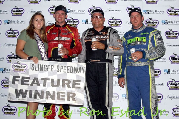 APEL OUTDUELS MUELLER OBERMEYER’S 41 AUTO BODY 75 AT SLINGER !