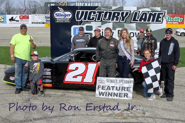 DENNIS AND ALEX PRUNTY CAPTURE VICTORIES IN THE SEASON OPENING TWIN 50-LAP SUPER LATE MODEL FEATURES