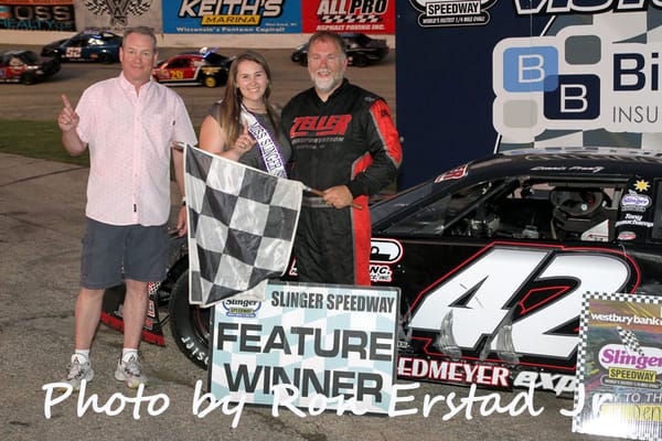 DENNIS PRUNTY TOPS RIVAL STEVE APEL TO WIN THE FATHER’S DAY 75 AT SLINGER