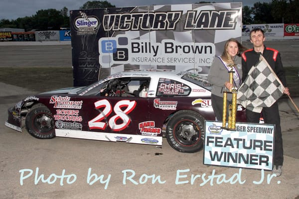 FIVE IN A ROW FOR BERNHAGEN AT SLINGER