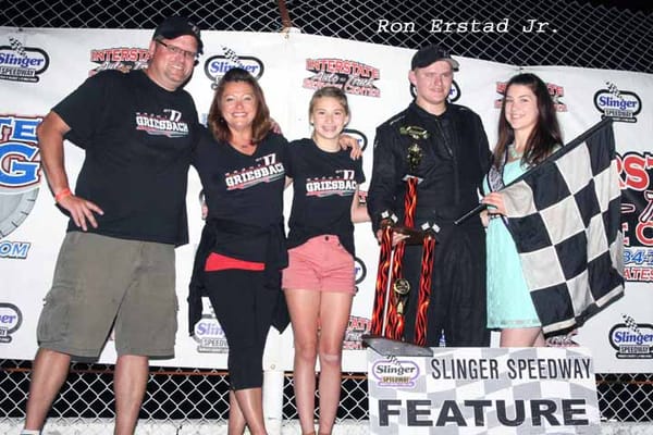 15 Year Old Grant Griesbach Wins at Slinger!