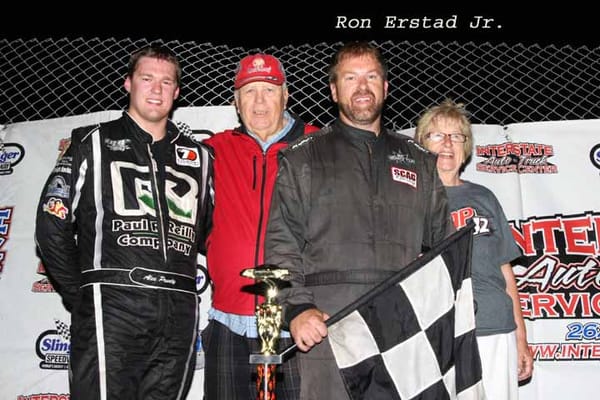 DENNIS PRUNTY NETS FOURTH FEATURE WIN AT SLINGER!