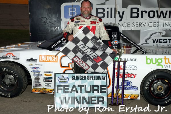 GEE SCORES MIDWEST TRUCK SERIES VICTORY AT SLINGER